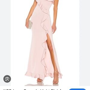 NBD Luna gown in light pink